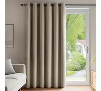 Deconovo Décoration Fenêtre Rideau Opaque Rideau Anti Bruit Taupe