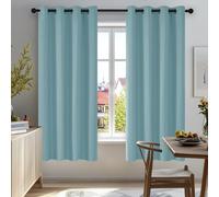 Deconovo Draperies Rideaux Isolation Thermique Rideau Court Bleu Ciel