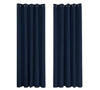 Deconovo Draperies Rideaux Isolation Thermique Rideau Court Bleu Marine