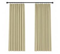 Deconovo Rideau Galon Fronceur Isolant Thermique Salon Chambre Beige Foncé