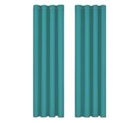 Deconovo Rideau Occultants Rideaux Thermiques à Oeillets Moderne Turquoise | 2 panneaux, L 168 x H 229 cm, Separation de Piece, Anti Chaleur, Isolant, Opaque, Acoustique, Rideau Porte Fenetre, Anti Uv