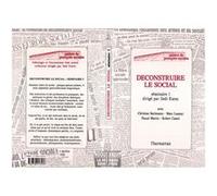 Déconstruire le social Saül Karsz (Auteur)