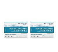 Décontractant Musculaire GRANIONS | Réduit les crampes, gênes, raideurs musculaires | Magnesium, Vitamine B, Cuivre, Selenium | Pour toute la famille | 30 ampoules | Fabriqué en France