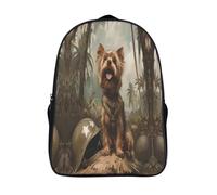 décontracté 3d école sacs 2 compartiment 12 ans et plus garçon fille chien de la jungle sacs à dos 3d imprimés chien compagnie militaire voyage sac dos-16,pour l'école les voyages affaires