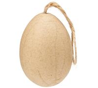 Décopatch AC384O - Un sachet de 5 œufs à suspendre en papier brun mâché 4x4x4 cm