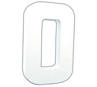 Décopatch AC714Cpack - Un Lot de 3 supports en papier blanc mâché 3x14x20,5 cm, Lettre O