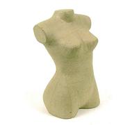 Décopatch AC767C - Un support en papier brun mâché 14x20x33 cm, Buste