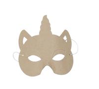 Décopatch AC883C - Un support en Papier mâché Brun 24x25x20 cm, Casque de chevalier