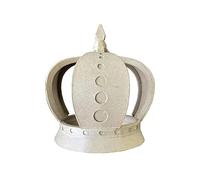 Décopatch AC898C - Couronne pour enfant à décorer en Papier mâché Brun - Personnalisez votre costume - DIY et Loisirs Créatifs - 20,5x20,5x23,5 cm