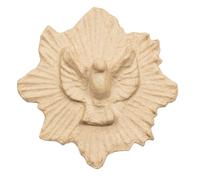 Décopatch AC926C - Un support en papier brun mâché 5,5x15x16 cm, Ex-voto colombe