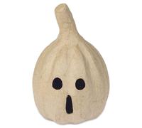 Décopatch AC930C - Un support en papier mâché brun - Plateau main droite squelette Halloween - 15x7,5x11 cm