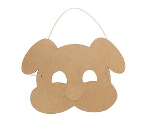 DÉCOPATCH AC938C - Masque enfant chien en papier mâché - 15,5x1x11,5cm