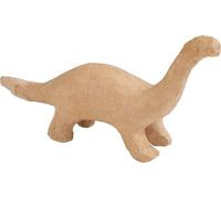 Décopatch AP101O - Un support en papier brun pulpé 17x5x10 cm, Brontosaure