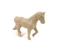 Décopatch AP108Opack - Un lot de 5 supports en papier brun pulpé 13x4x11 cm, Cheval