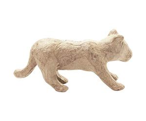 DÉCOPATCH AP175C - Tigre en papier pulpé brun - 13x4,5x6cm