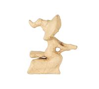 Décopatch AP201C - Un support en papier pulpé brun 5x10x12 cm, Sorcières sur son balai