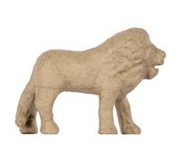 DÉCOPATCH AP212Cpack - Lot de 5 lions en papier pulpé brun - 12,5x4x9cm