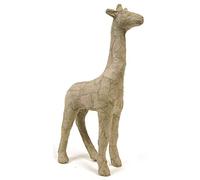 Décopatch AP608O - Un support en papier brun pulpé 9x3x15 cm, Girafe