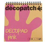 Décopatch Bloc Color Decopad Rose Rose