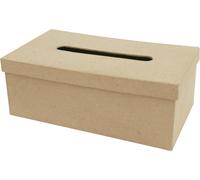Décopatch BT025O - Un support en papier brun mâché 11x9x8 cm, Boite à bijoux