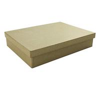 Décopatch Boîte format A5 BT031O papier brun-mâché 16,5x22,5x4,5 cm