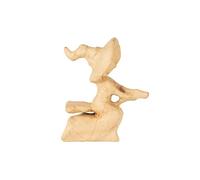 Décopatch AP201Cpack - Lot de 5 supports en papier pulpé brun 5x10x12 cm, Sorcières sur son balai