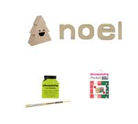 DÉCOPATCH BT055AMZC - Kit créatif boîte sapin "Sourire" - 4x13,5x14,5cm
