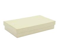 Décopatch BT061C - Un support en papier brun mâché 18x10x3 cm, Boite rectangle plate