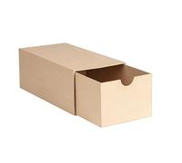 Décopatch BT088C - Un support en papier brun mâché 32x16x12cm, Boîte rectangle avec tiroir