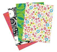 Décopatch C491O - Une pochette de 3 feuilles de papier imprimé 30x40 cm, Pommes