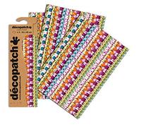 Décopatch Pochette 3 feuilles Bijoux et diamants 630 – Papier extra fin 30x40 cm