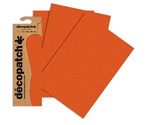 Décopatch C664O -Une pochette de 3 feuilles de papier extra fin imprimé 30x40 cm, Tangram noir