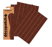 Décopatch C680O -Une pochette de 3 feuilles de papier extra fin imprimé 30x40 cm, Tablette de chocolat