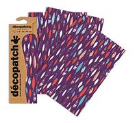 décopatch Pochette 3 feuilles 30×40 cm N°694 – Violet