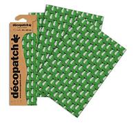DÉCOPATCH C721O - 3 feuilles fines identiques 30x40cm - Poires