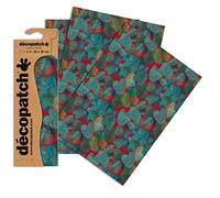 Décopatch C756O - Une pochette de 3 feuilles de papier imprimé 30x40 cm, Feuilles