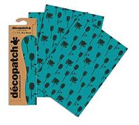 Décopatch C758O -Une pochette de 3 feuilles de papier extra fin imprimé 30x40 cm, Eclosion