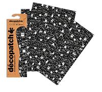 Décopatch C772O - Une pochette de 3 feuilles de papier imprimé 30x40 cm, Charisiens
