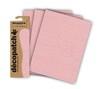 Décopatch C840C - Une pochette de 3 feuilles de papier imprimé 30x40 cm, Taches mauve