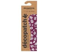 Décopatch C859C -Une pochette de 3 feuilles de papier extra fin imprimé 30x40 cm, Feuilles blanches