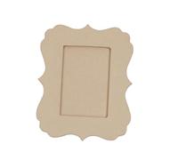 DÉCOPATCH CD014Opack - Lot de 2 cadres feston en papier mâché - 1x20x25cm