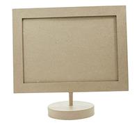 Décopatch CD022O - Un support en papier brun mâché 14x35x32,5 cm, Cadre pour format A4, Unité