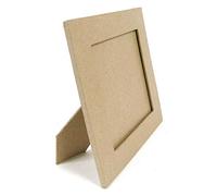 décopatch Cadre plat rectangle CD025C – Support en papier brun mâché 2 x 23 x 28 cm
