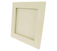 Décopatch CD026C - Un support en papier brun mâché 1x19,5x19,5 cm, Cadre plat carré, Unité