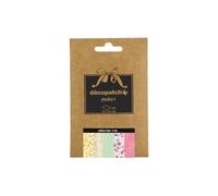 Décopatch DP018O - Une Pochette de 5 feuilles de Papier Decopatch, Papier Imprimé, 30x40 cm, motifs asortis, adultes