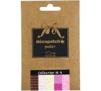 Décopatch - Déco Pocket 5 feuilles 30x40cm - Collection N°3 G