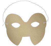 Decopatch Décopatch AC457O - un Support en Papier Brun mâché 4,5x13x11 cm, Masque Enfant Chat