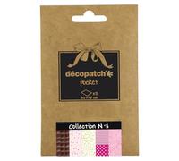 Décopatch Déco Pocket 5 feuilles 30x40cm Collection N°3 G
