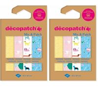 décopatch DP037C - Une Pochette de 4 Feuilles Dimensions : 30 x 40 cm - Papiers imprimé, Enfants, Ballons - Mix & Patch - A partir de 5 Ans, DIY, création, rénovation, activité créative