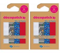 décopatch DP038C - Une Pochette de 4 Feuilles Dimensions : 30 x 40 cm - Papiers imprimé, Voitures, Enfants - Mix & Patch - A partir de 5 Ans, DIY, création, rénovation, activité créative